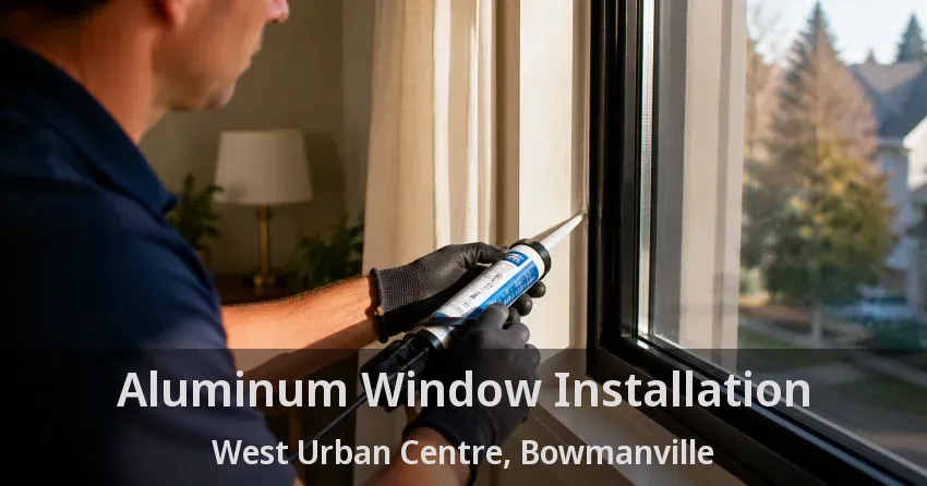 Aluminum Window Installation West Urban Centre, Bowmanville - ON
