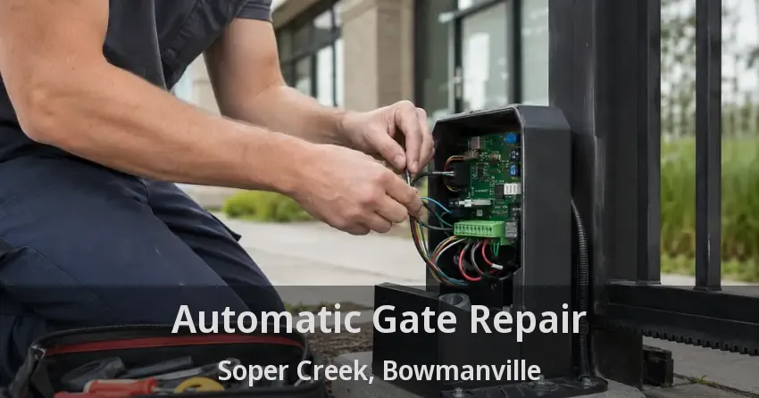 Automatic Gate Repair Soper Creek, Bowmanville - ON
