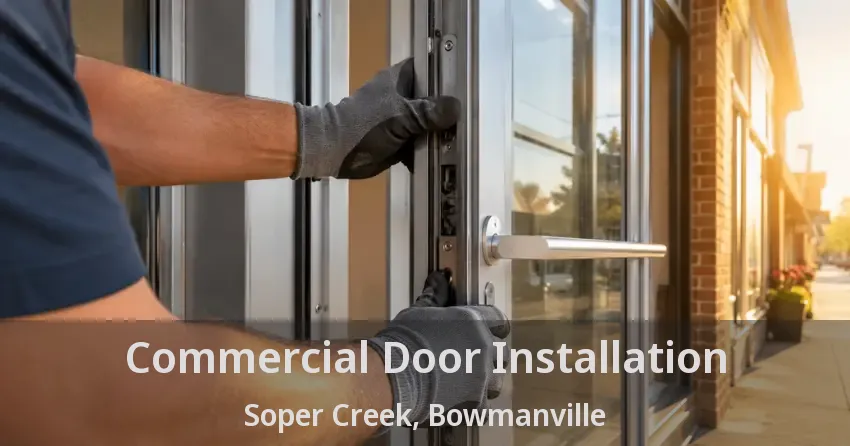 Commercial Door Installation Soper Creek, Bowmanville - ON