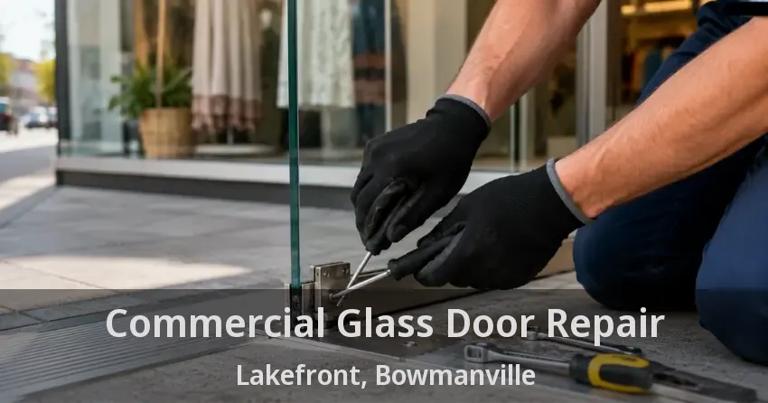 Commercial Glass Door Repair Lakefront, Bowmanville - ON