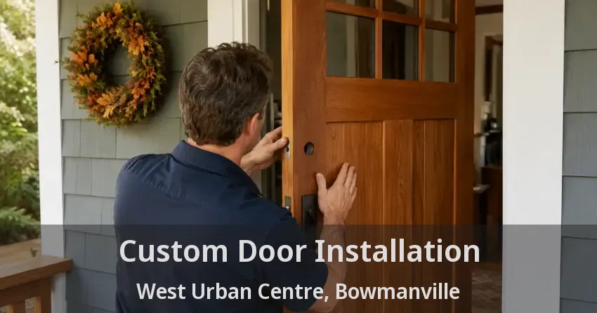 Custom Door Installation West Urban Centre, Bowmanville - ON