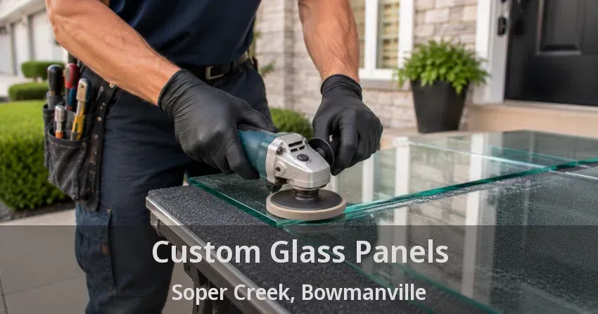 Custom Glass Panels Soper Creek, Bowmanville - ON