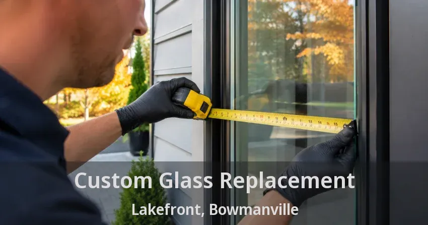 Custom Glass Replacement Lakefront, Bowmanville - ON
