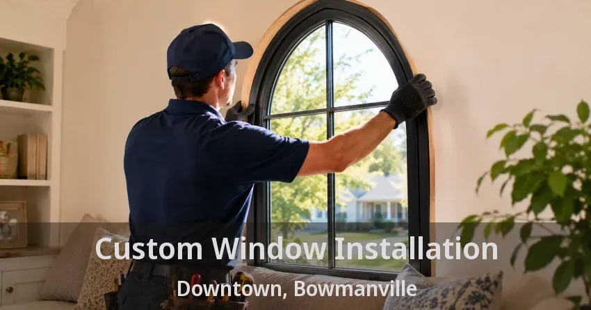 Custom Window Installation Downtown, Bowmanville - ON