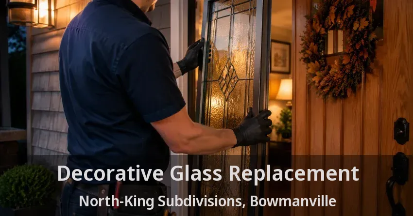Decorative Glass Replacement North-King Subdivisions, Bowmanville - ON