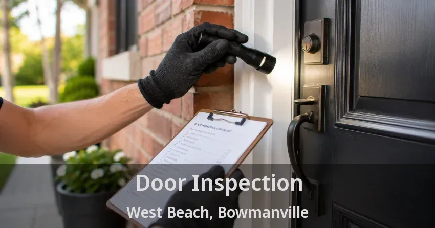 Door Inspection West Beach, Bowmanville - ON