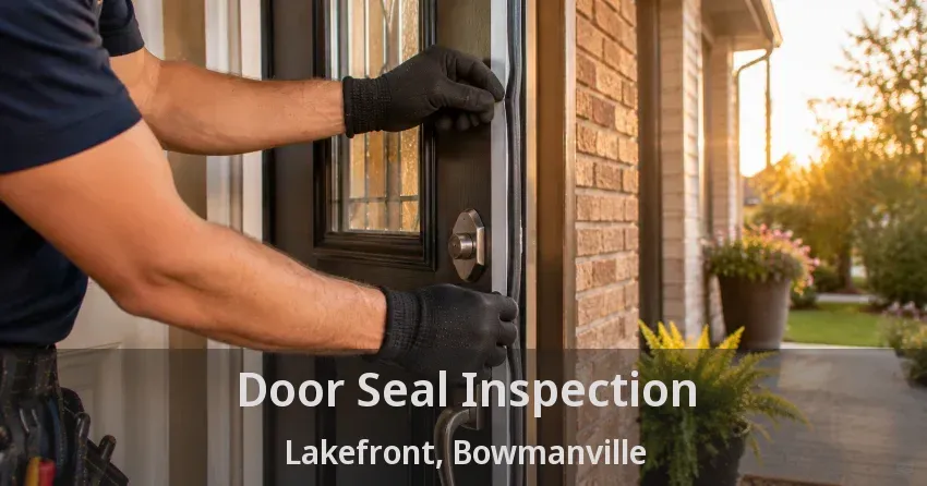 Door Seal Inspection Lakefront, Bowmanville - ON