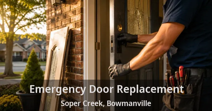 Emergency Door Replacement Soper Creek, Bowmanville - ON