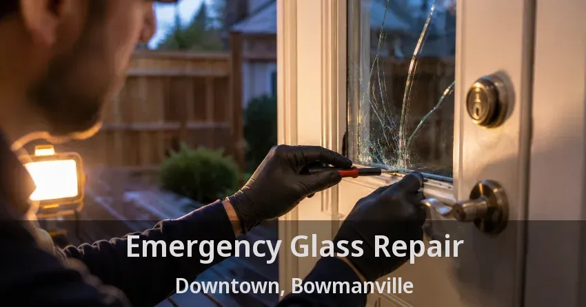Emergency Glass Repair Downtown, Bowmanville - ON
