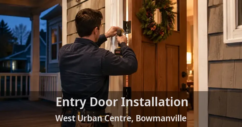 Entry Door Installation West Urban Centre, Bowmanville - ON