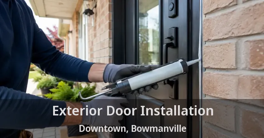 Exterior Door Installation Downtown, Bowmanville - ON