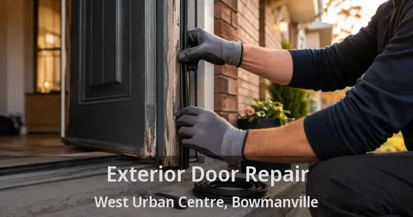 Exterior Door Repair West Urban Centre, Bowmanville - ON