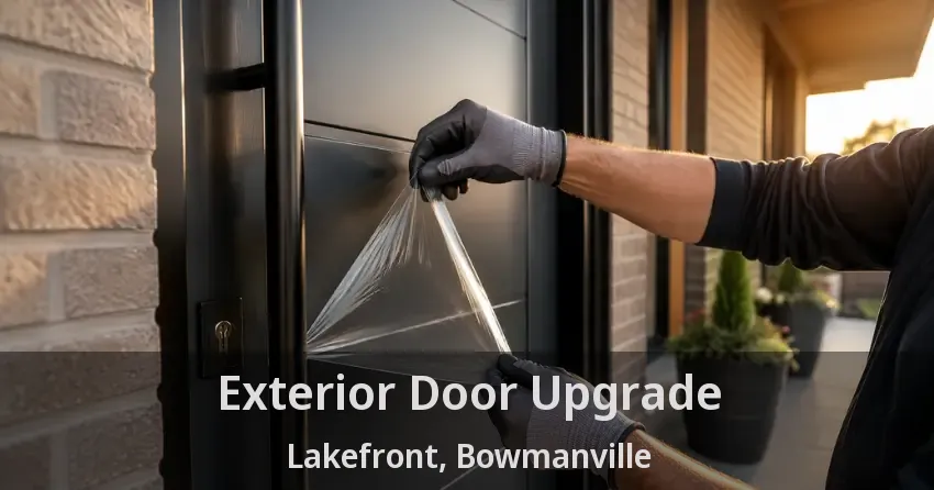 Exterior Door Upgrade Lakefront, Bowmanville - ON
