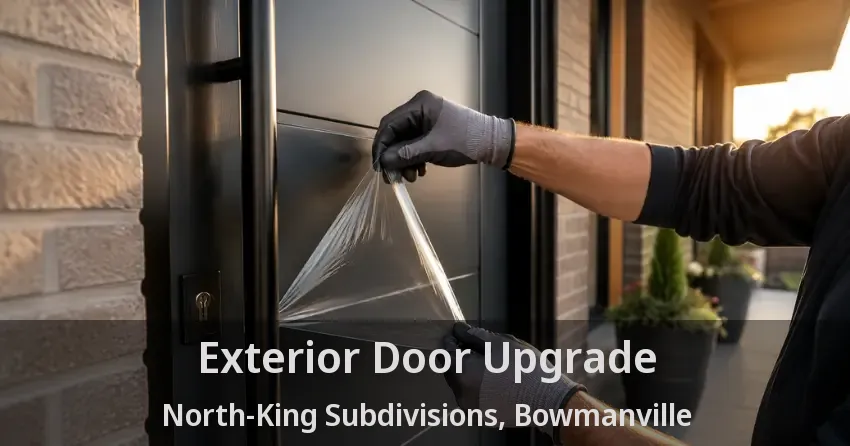 Exterior Door Upgrade North-King Subdivisions, Bowmanville - ON