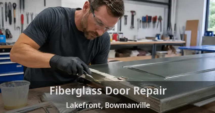 Fiberglass Door Repair Lakefront, Bowmanville - ON