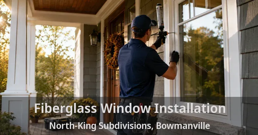 Fiberglass Window Installation North-King Subdivisions, Bowmanville - ON