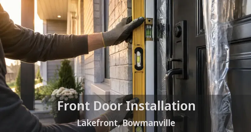 Front Door Installation Lakefront, Bowmanville - ON