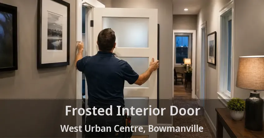 Frosted Interior Door West Urban Centre, Bowmanville - ON