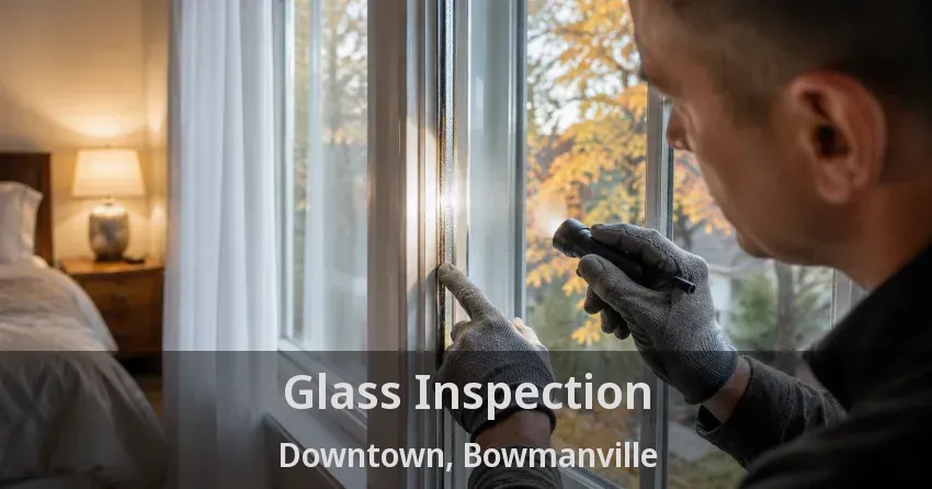 Glass Inspection Downtown, Bowmanville - ON