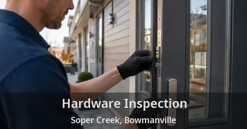Hardware Inspection Soper Creek, Bowmanville - ON