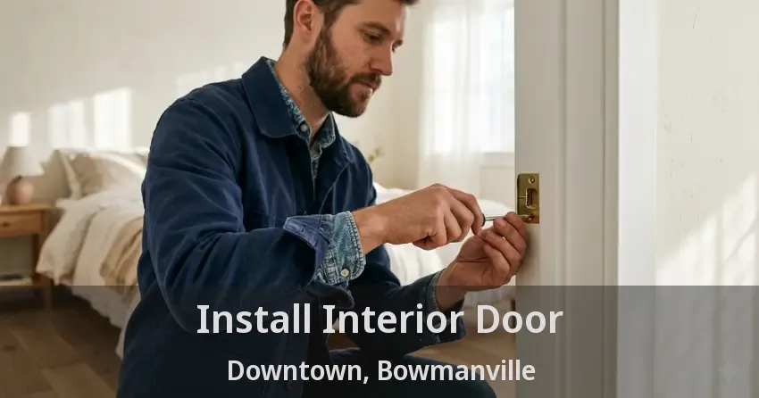 Install Interior Door Downtown, Bowmanville - ON