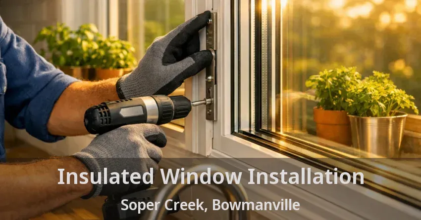Insulated Window Installation Soper Creek, Bowmanville - ON