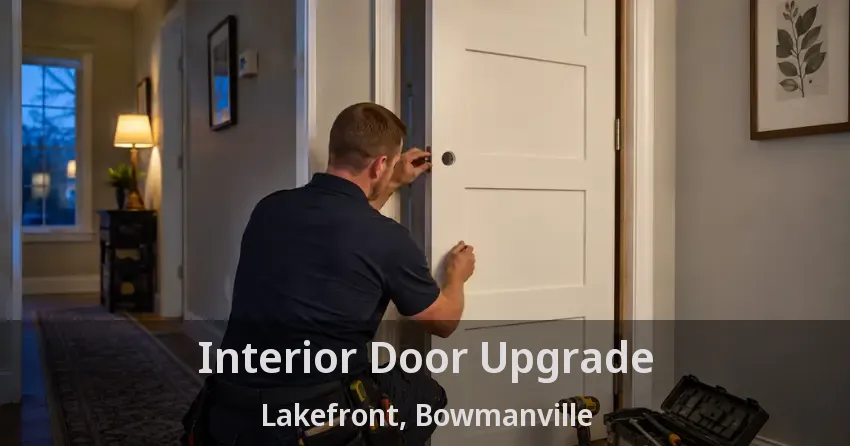 Interior Door Upgrade Lakefront, Bowmanville - ON