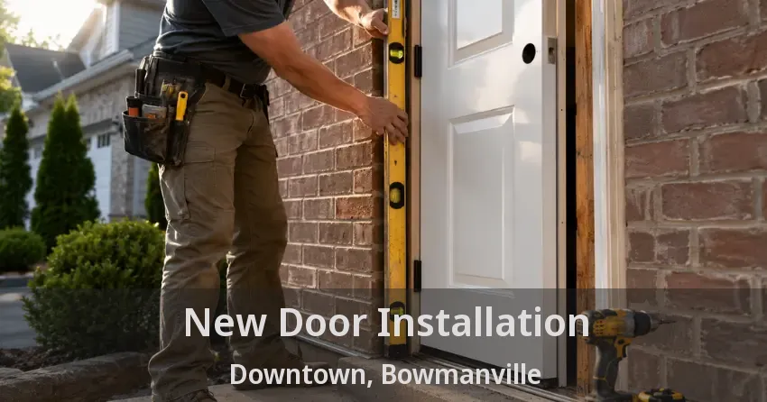 New Door Installation Downtown, Bowmanville - ON