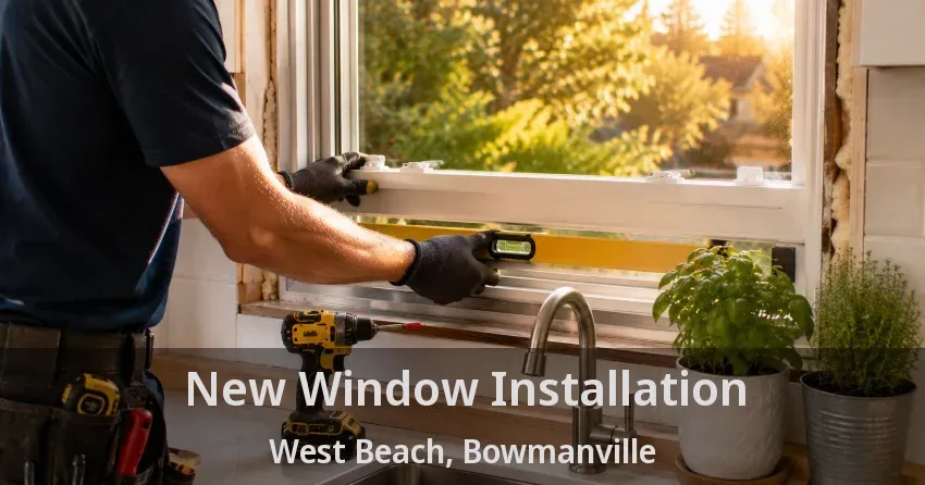 New Window Installation West Beach, Bowmanville - ON