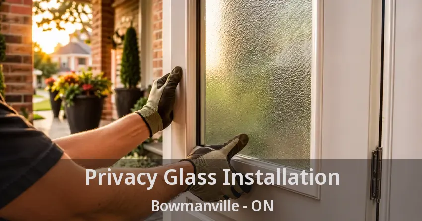 Privacy Glass Installation Bowmanville - ON