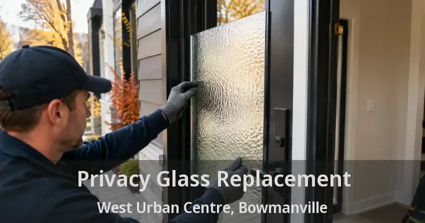 Privacy Glass Replacement West Urban Centre, Bowmanville - ON