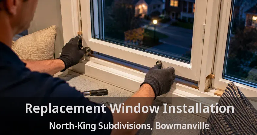 Replacement Window Installation North-King Subdivisions, Bowmanville - ON