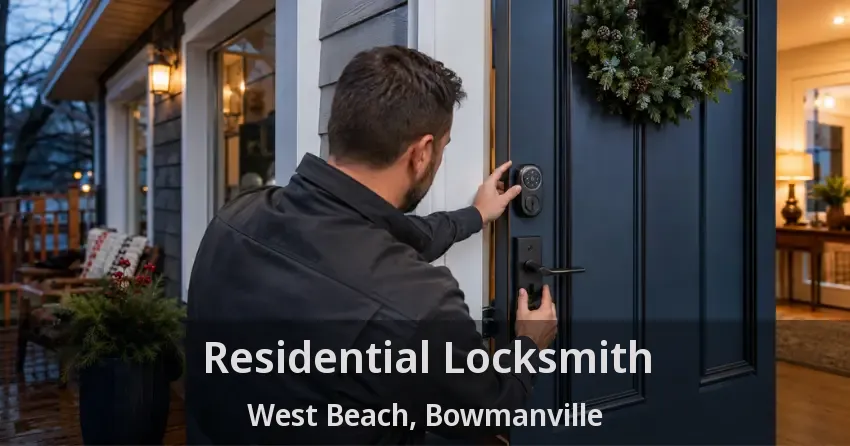 Residential Locksmith West Beach, Bowmanville - ON