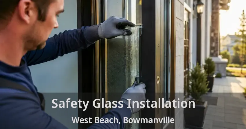 Safety Glass Installation West Beach, Bowmanville - ON