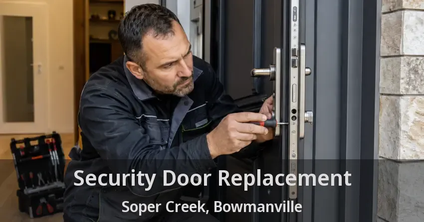 Security Door Replacement Soper Creek, Bowmanville - ON