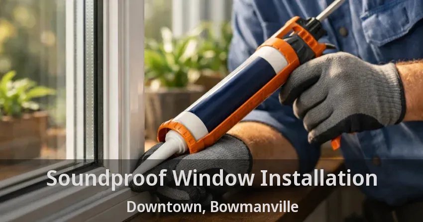Soundproof Window Installation Downtown, Bowmanville - ON