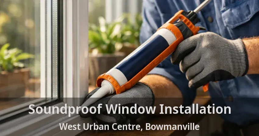 Soundproof Window Installation West Urban Centre, Bowmanville - ON
