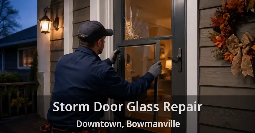 Storm Door Glass Repair Downtown, Bowmanville - ON