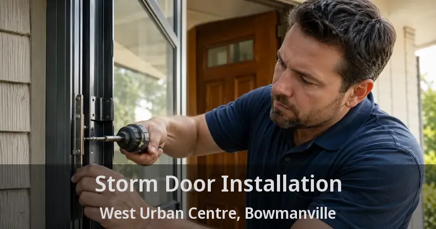 Storm Door Installation West Urban Centre, Bowmanville - ON