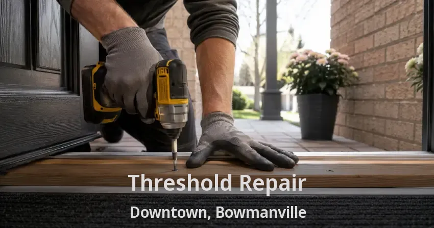 Threshold Repair Downtown, Bowmanville - ON