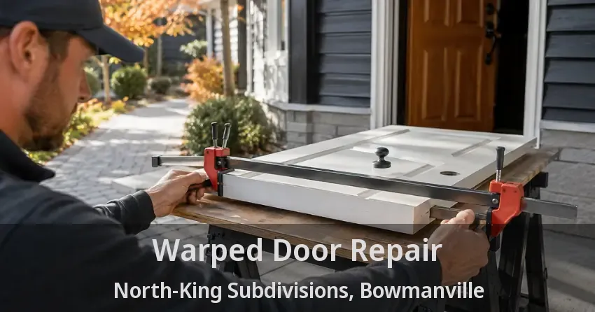 Warped Door Repair North-King Subdivisions, Bowmanville - ON