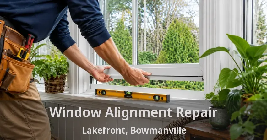 Window Alignment Repair Lakefront, Bowmanville - ON
