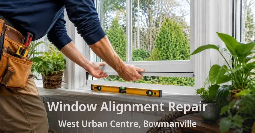 Window Alignment Repair West Urban Centre, Bowmanville - ON