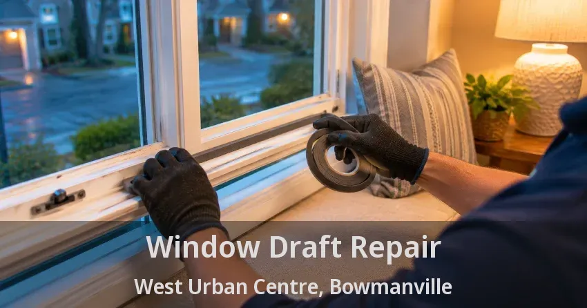 Window Draft Repair West Urban Centre, Bowmanville - ON