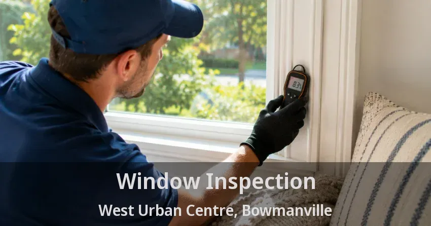Window Inspection West Urban Centre, Bowmanville - ON