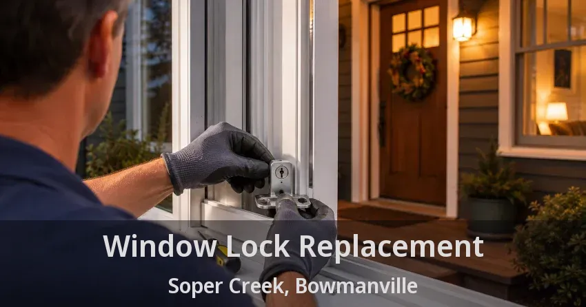 Window Lock Replacement Soper Creek, Bowmanville - ON