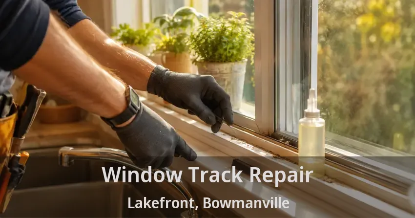 Window Track Repair Lakefront, Bowmanville - ON