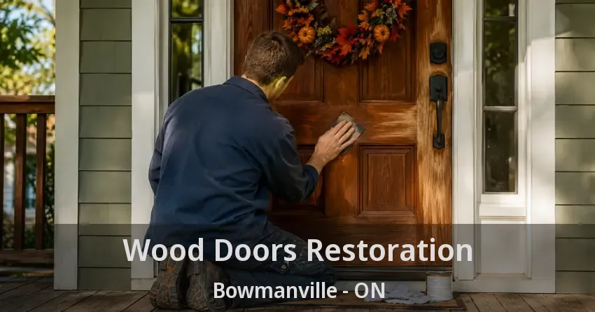 Wood Doors Restoration Bowmanville - ON