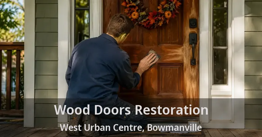 Wood Doors Restoration West Urban Centre, Bowmanville - ON