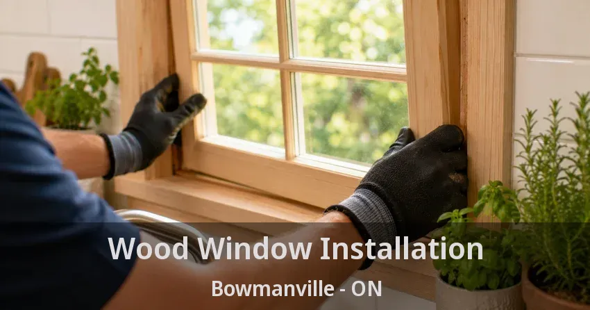 Wood Window Installation Bowmanville - ON